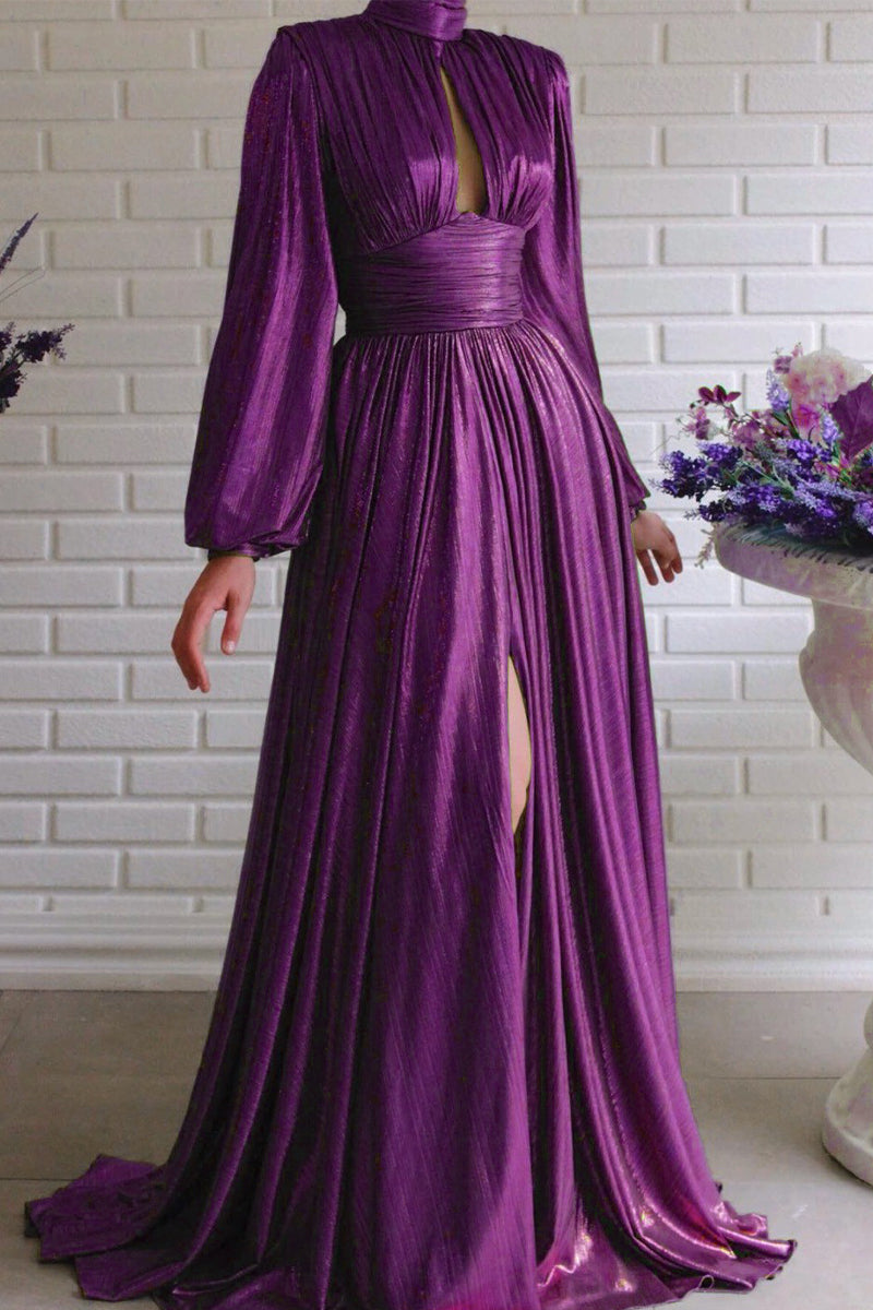 Elegant Solid Contrast Princess Dresses