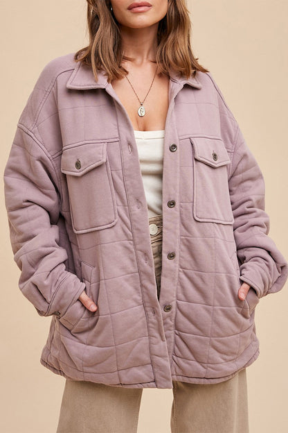 Casual Daily Solid Color Pocket Buttons Turndown Collar Outerwear